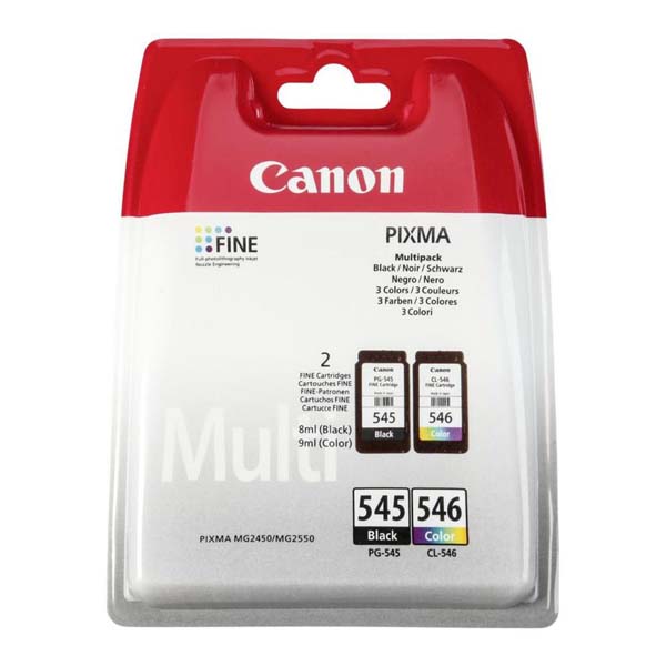 Canon Original Inkjet Set PG-545 + CL546 8287B005 180 + 180 pages