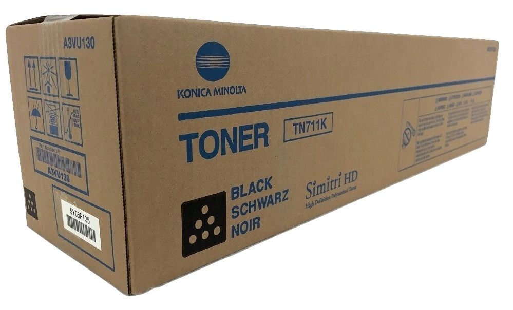 Konica Minolta Original Toner TN711K A3VU150 black 47 200 pages