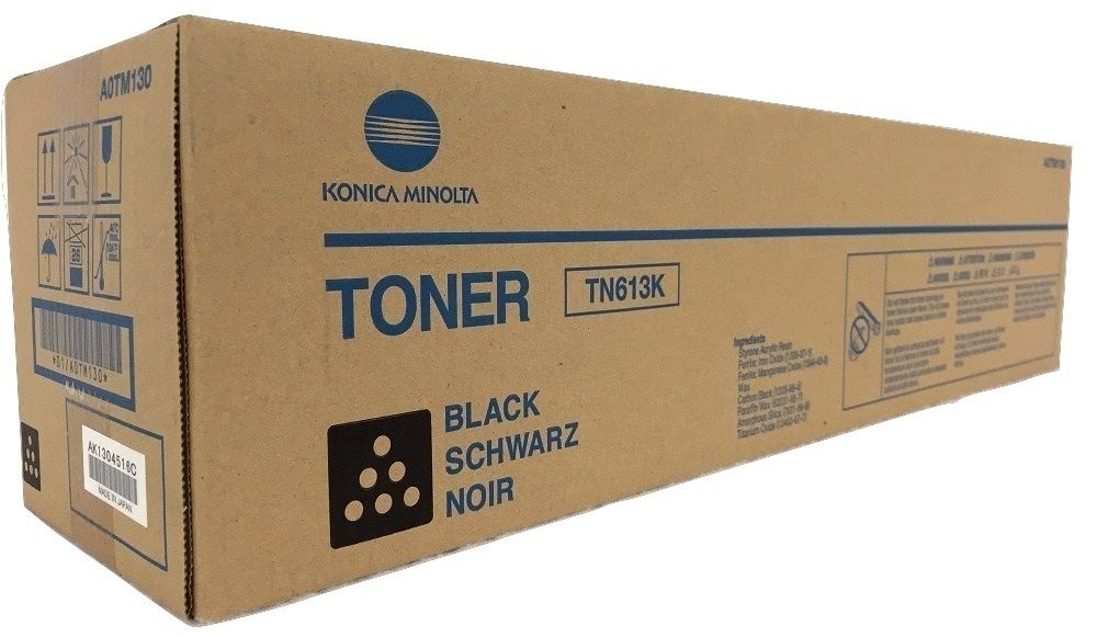 Konica Minolta Original Toner TN613K A0TM150 black 30 000 pages