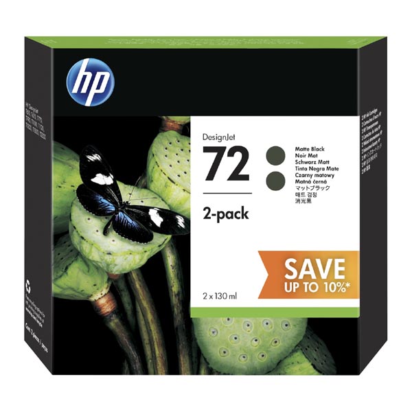 HP Original Inkjet P2V33A / HP 72 matte black 130 ml