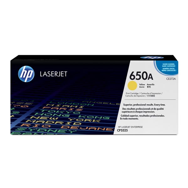HP Original Toner CE272A / HP 650A yellow 15 000 pages