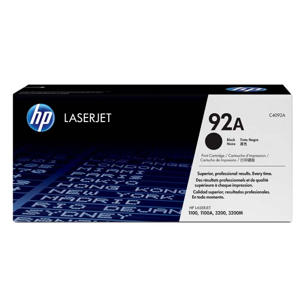 HP Original Toner C4092A / HP 92A black 2 500 pages
