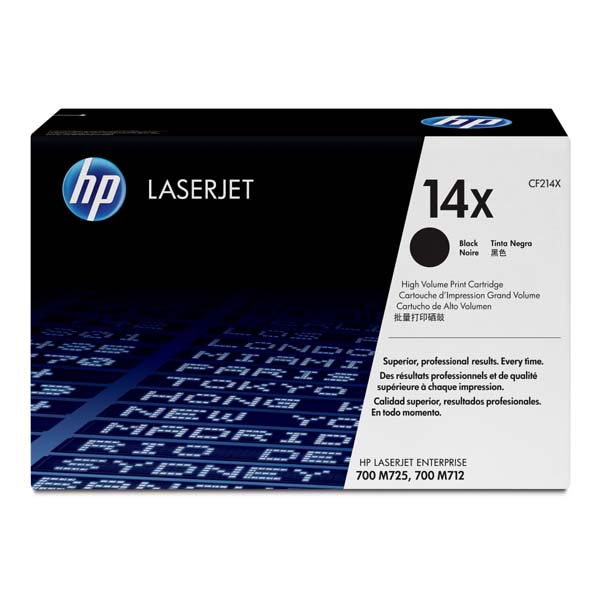 HP Original Toner CF214X / HP 14X black 17 500 pages