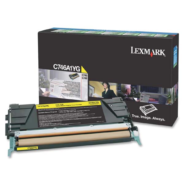 Lexmark Original Toner C746A3YG yellow 7 000 pages