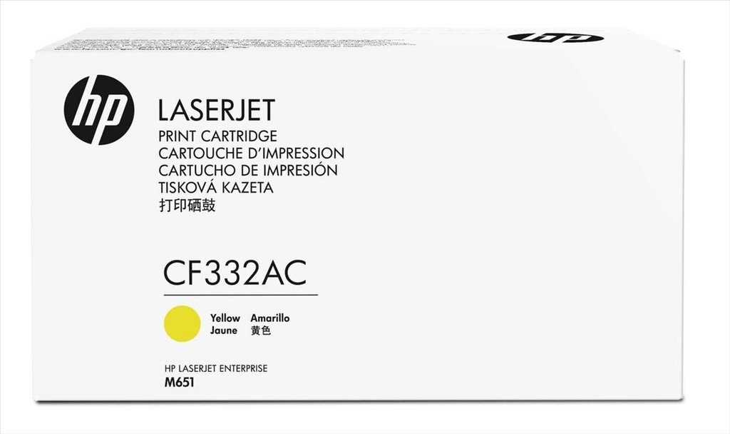 HP Original Toner CF332AC / HP 654AC yellow 15 000 pages