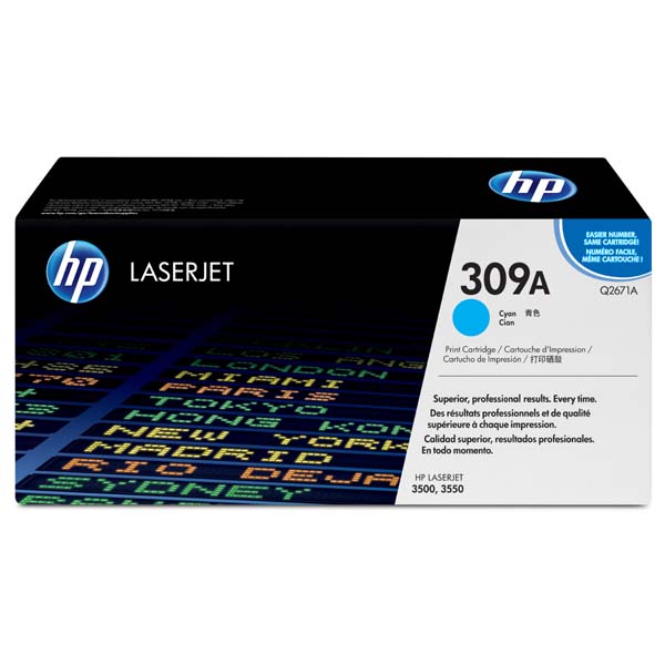 HP Original Toner Q2671A / HP 309A cyan 4 000 pages