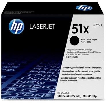 HP Original Toner Q7551X / HP 51X black 13 000 pages