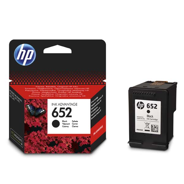 HP Original Inkjet F6V25AE / HP 652 black 360 pages
