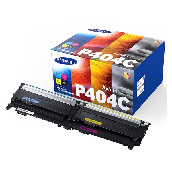 HP Original Toner SU365A / Samsung CLT-P404C CMYK bundle 1500 + 3x1000 pages
