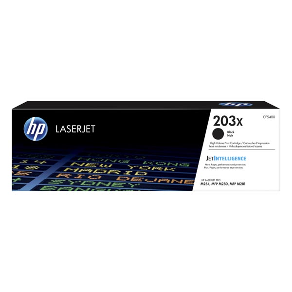 HP Original Toner CF540X / HP 203X black 3 200 pages