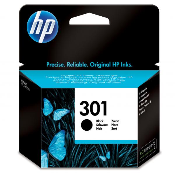 HP Original Inkjet CH561EE / HP 301 black 190 pages