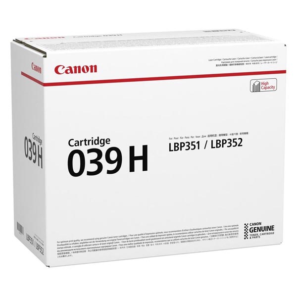 Canon Original Toner CRG 039H 0288C001 black 25 000 pages