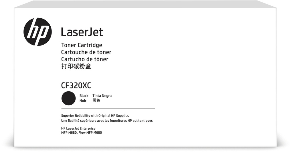 HP Original Toner CF320XC / HP 653XC black 21 000 pages