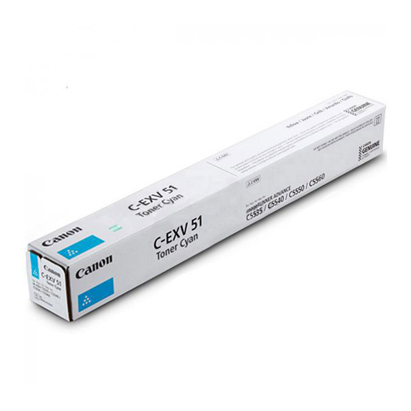 Canon Original Toner C-EXV51 0482C002 cyan 60 000 pages