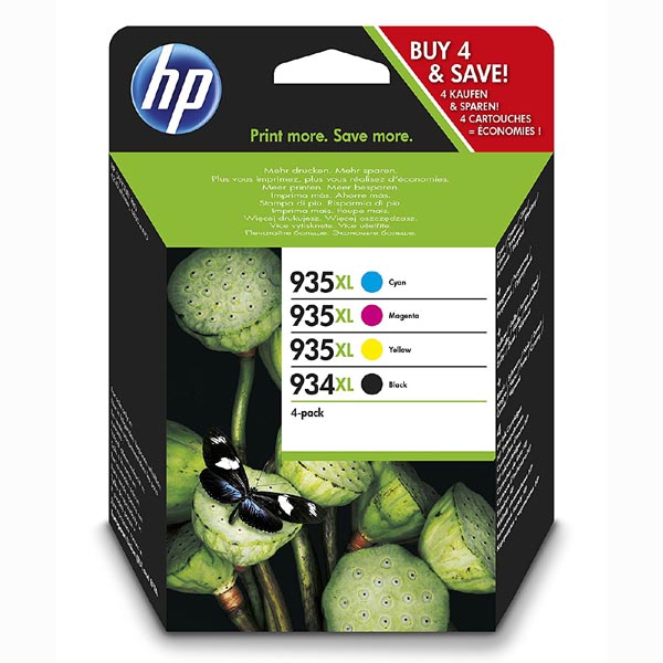 HP Original Inkjet X4E14AE / HP 934XL + HP 935XL CMYK