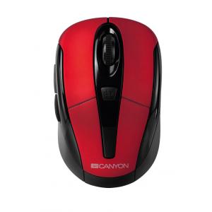 Bezdrôtová optická myš Canyon CNR-MSOW06R USB červená
