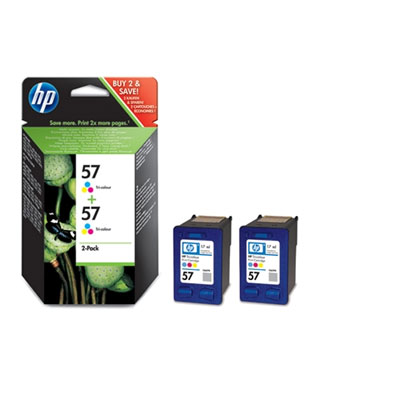 HP Original Inkjet C9503AE / HP 57 color dualpack 2x17ml exp