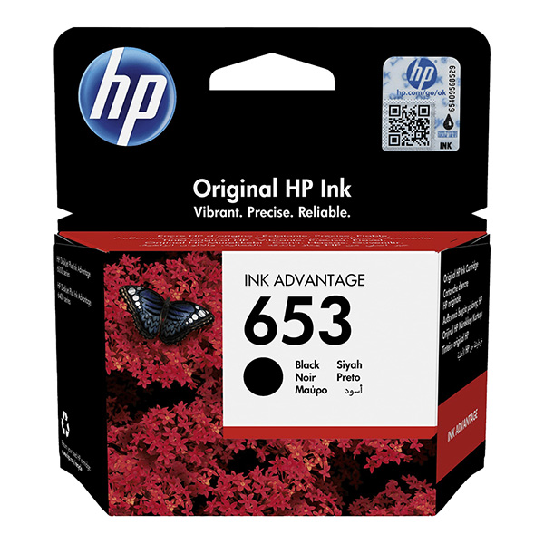 HP Original Inkjet 3YM75AE / HP 653 black 360 pages
