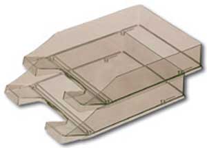 Odkladač HAN priehľadný dymový A4