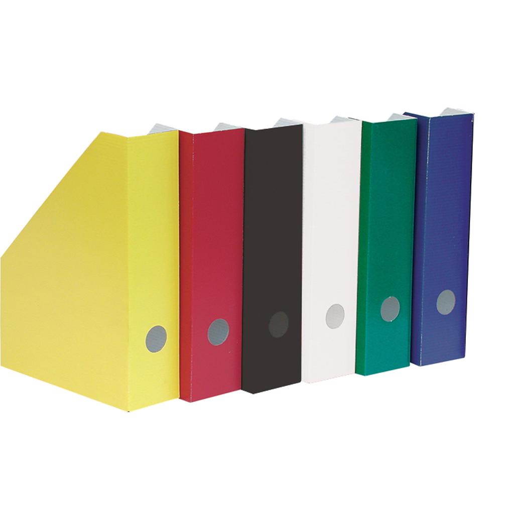 Stojan na časopisy Herlitz Economy biely matný