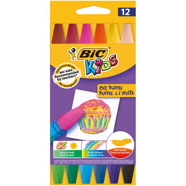 Olejové pastely12 ks