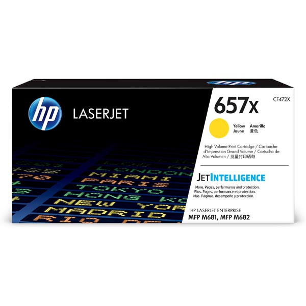 HP Original Toner CF472X / HP 657X yellow 23 000 pages
