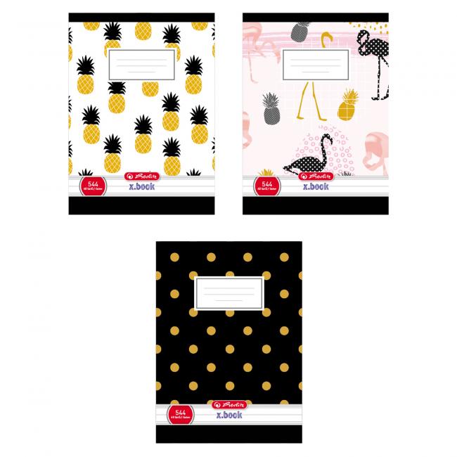 Zošit Herlitz 544 A5 linajkový 70g/m2 mix motívov dievčatá