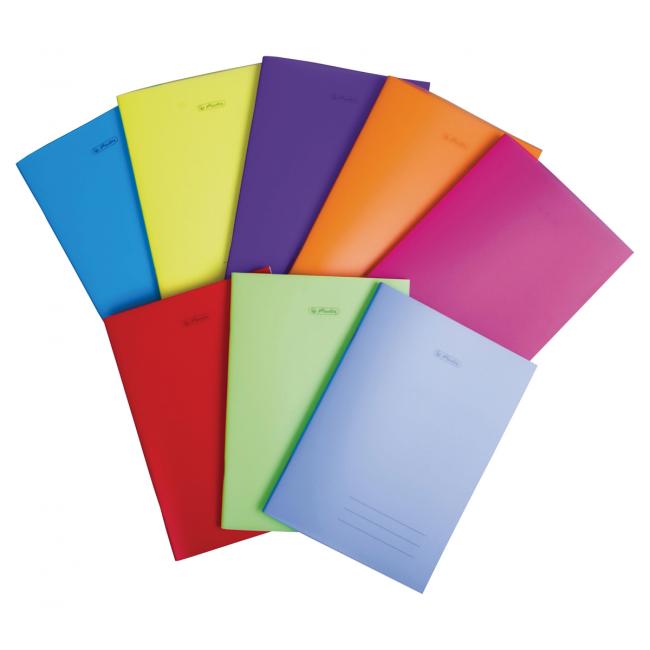 Zošit Herlitz 464 A4 s PP obalom mix farieb