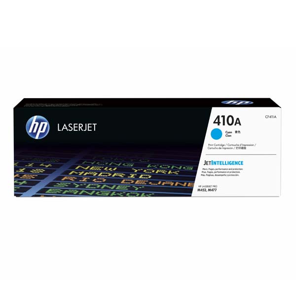 HP Original Toner CF411A / HP 410A cyan 2 300 pages B-box