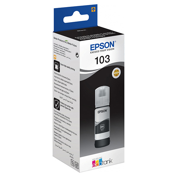 Epson Original Inkjet 103 / C13T00S14A black 65 ml
