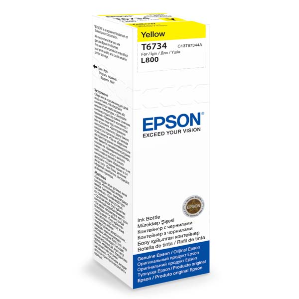 Epson Original Inkjet T6734 / C13T67344A yellow 70 ml