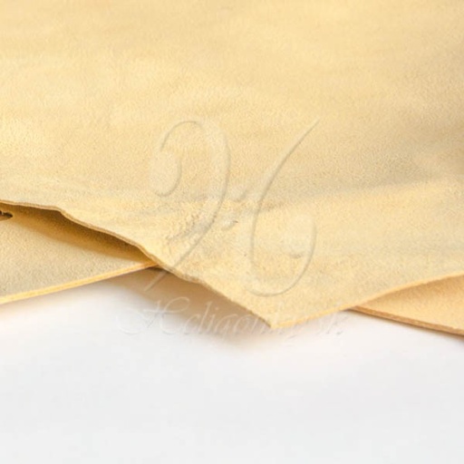 [2000114] Koža na ventilky - žltá, pevná