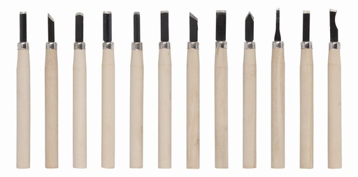 [2000564] Dláta na drevo MINI sada 12ks