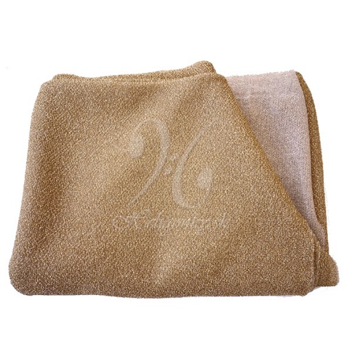 Látka pod kryt diskantu zlatá/biela