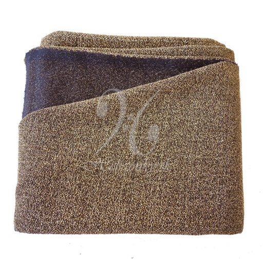 Látka pod kryt diskantu zlatá/čierna