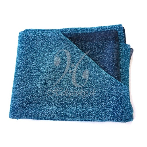 Látka pod kryt diskantu tyrkysová/čierna