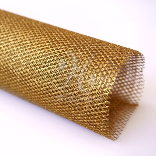 Sieťka pod kryt diskantu široká textúra/zlatá